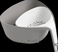 Sigte i plast grå/hvid - 2 dele| Køkkenredskaber