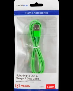 SINOX Lightningkabel 1 meter - grøn| Mobiltilbehør