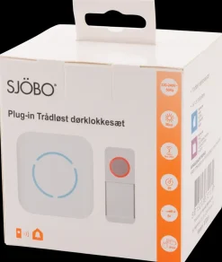 SJÖBO Dørklokke trådløs plug-in med lys| Dørklokker