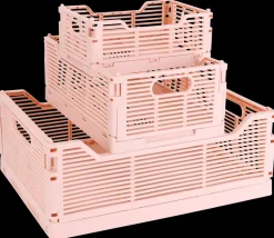 SJÖBO Foldekasse - rosa| Opbevaringsbokse Og -Kasser