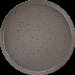 SJÖBO Tallerken stentøj Ø20 cm - brun| Service Og Bestik