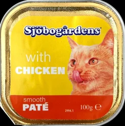 Sjöbogårdens Stella Paté kylling t/kat 100 g| Hundefoder, Kattemad Og Godbidder