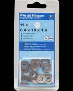 Arvid Nilsson Skærmskive A4 til M6 16-pak| Maskinskruer, Bolte Og Møtrikker