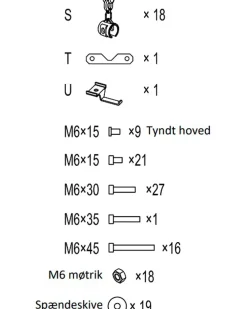 Skruesæt| Tilbehør Og Reservedele|Pavilloner, Partytelte Og Tilbehør
