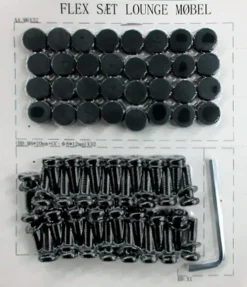 Skruesæt til loungesæt 41915| Tilbehør Og Reservedele