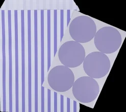 Slikpose med label 6-pak - Lilla| Festartikler