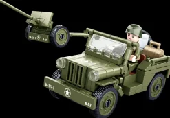 Sluban Army Jeep M38-B0853 - 143 dele| Byggeklodser