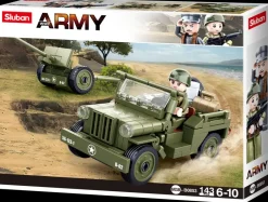 Sluban Army Jeep M38-B0853 - 143 dele| Byggeklodser