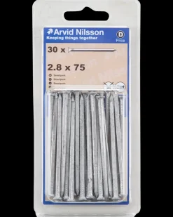 Arvid Nilsson Søm firkantet 2,8 x 75 mm 30-pak| Søm Og Kramper