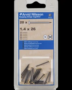 Arvid Nilsson Søm mess.hoved 1,4 x 26 mm 20-pak| Søm Og Kramper