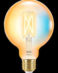 WiZ Smart LED-pære 7W E27 G95 Amber| Led-Pærer