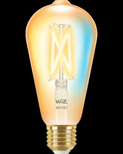 WiZ Smart LED-pære7W E27 ST64 Amber| Led-Pærer