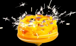 Snurretop med lys| Øvrigt Legetøj