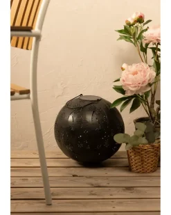 Solcellelanterne rund - blade| Øvrig Belysning