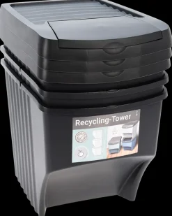 Sorteringskasser 22 liter 3-pak - sort| Opbevaringsbokse Og -Kasser