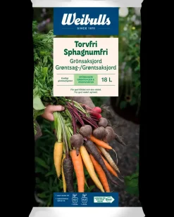 Sphagnumfri grøntsagsjord 18 L| Gødning Og Jord