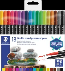 Staedtler Design Journey Dobbelttus permanent 18pk| Kontorartikler|Øvrige Hobbyartikler