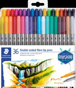 Staedtler Design Journey Dobbelttus 0,5-3mm 36-pak| Kontorartikler|Øvrige Hobbyartikler