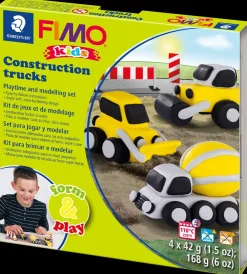 Staedtler FIMO kids Modellervoks construct. trucks| Modellervoks