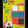 Staedtler FIMO kids Modellervoks basic 6-pak| Modellervoks