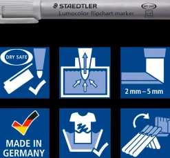Staedtler Lumocolor flipchart marker 4 stk.| Kontorartikler