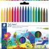 Staedtler Noris filttusser 20-pak| Kontorartikler|Øvrige Hobbyartikler