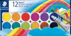 Staedtler Noris Vandfarve 12 farver| Øvrige Hobbyartikler