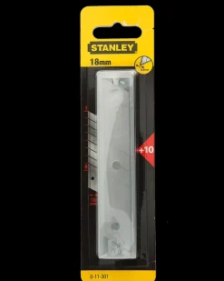 Stanley bræk-af knivblad 18 mm 10-pak| Hobbyknive, Skrabere Mm.