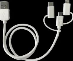 STEVISON Opladerkabel 3-i-1 0,5 m| Mobiltilbehør