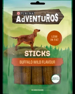 Adventuros Sticks godbidder - 90 g| Hundefoder, Kattemad Og Godbidder