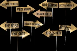 Sticks guldpile 10-pak| Festartikler|Underholdning Til Nytår