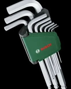 Bosch Stiftnøglesæt 9 stk.| Stifte, Unbraco Og Torx