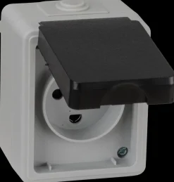 Stikkontakt enkelt IP54 stænktæt| Stænktæt Og Udendørs