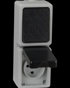 Stikkontakt/afbryder IP54 stænktæt| Stænktæt Og Udendørs