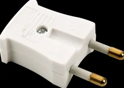 Stikprop flad - hvid| Stikpropper