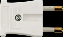 Stikprop flad - hvid| Stikpropper