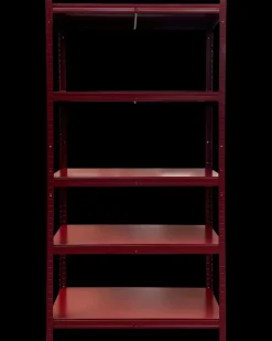 SJÖBO Stålreol 5 hylder - Farvet| Stålreoler