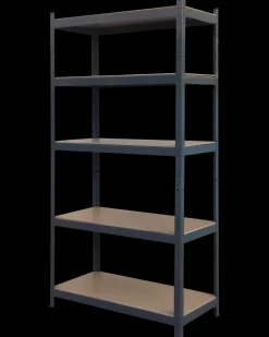 Stålreol 180x90x45 cm - antracit| Stålreoler