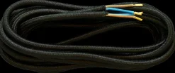 Stofledning 5 m - sort| Løse Ledninger