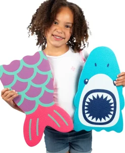 Svømmebræt Havfrue/haj - 40 cm| Vandleg