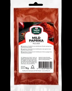 Taste of Nature – Mild Paprika Pulver 70 g| Reserve- Og Løsdele|Grilltilbehør