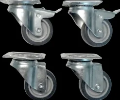 Tente Hjul 50 mm - drej 4-pak| Transporthjul Og Løse Hjul