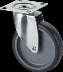 Tente Hjul drejeligt 100 mm 4-pak| Transporthjul Og Løse Hjul