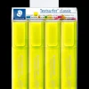Staedtler Textsurfer Highlighter Gul 4-pak| Kontorartikler