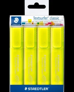 Staedtler Textsurfer Highlighter Gul 4-pak| Kontorartikler