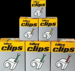 Tillex Clips 3-5 mm - klar| Kabelclips