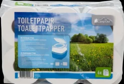 CampOut Toiletpapir 2 lags 6-pak| Toiletpapir, Køkkenrulle Og Servietter