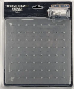 Carlsbad Topbruser Firkantet - Rustfri stål| Brusesæt Og -Slanger