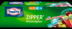 toppits lynlåspose 1 L 12-pak| Husholdningsartikler