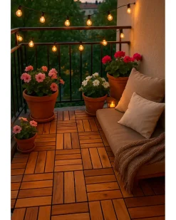 Træflise 30 x 30 cm| Fliser Og Underlag